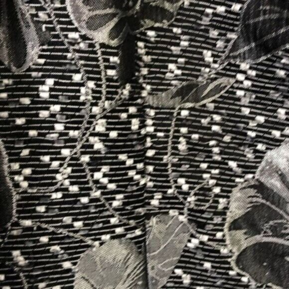 Collection women  Floral Tapestry Black Gray Jacket - Picture 12 of 14